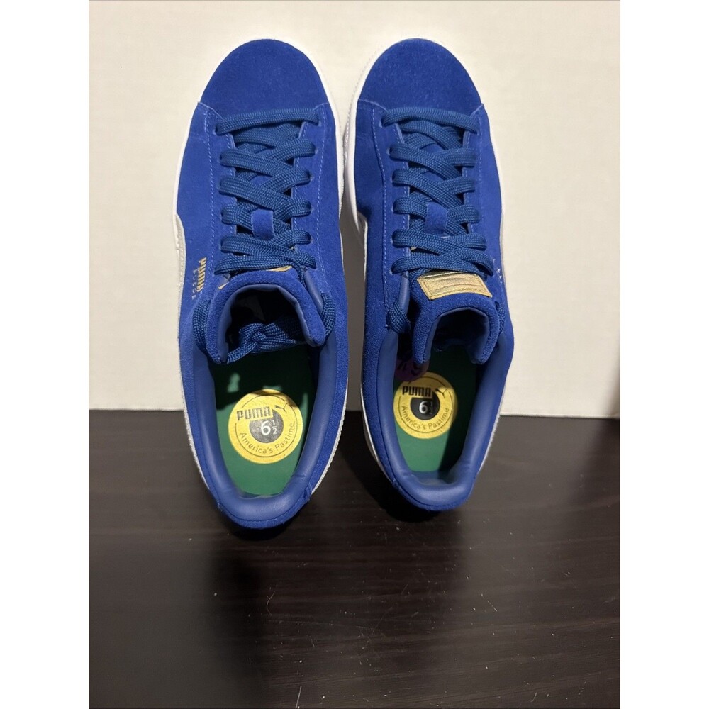 PUMA Suede Classic XXI Blue White Sneakers Shoes Size US 6.5 EUR 38.5 Uk 5.5